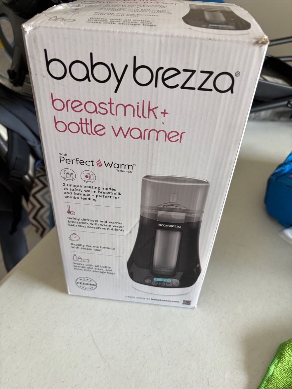 babybrezza Breastmilk + Bottle Warmer in Black